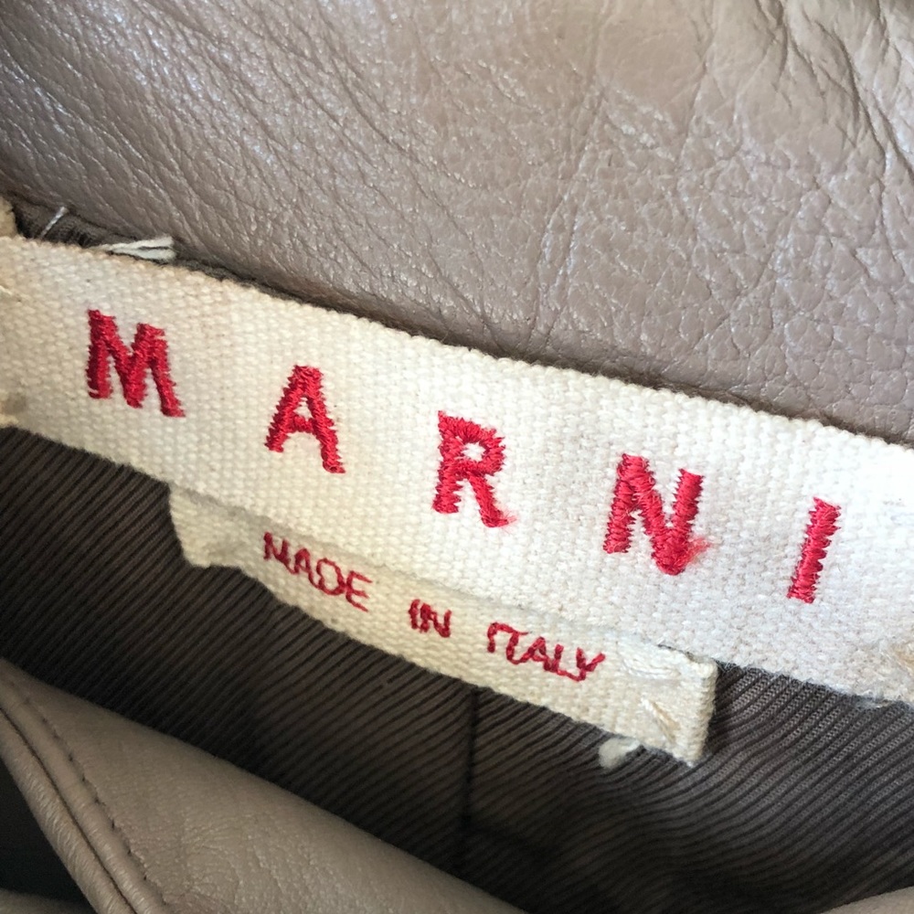 Originally $1,600 🌟 lambskin Marni cape coat - Picture 2 of 8